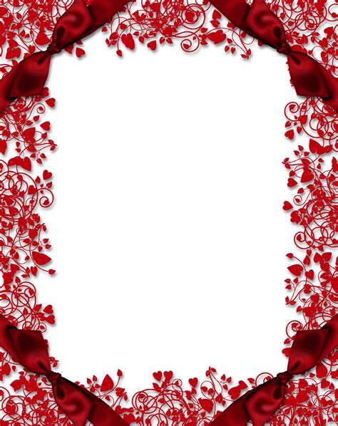 Fajarv Transparent Red Heart Border Png