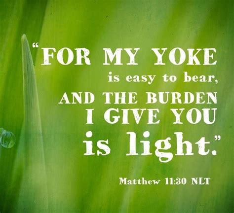 Matthew 1130 We Have Help Through The Holy Spirit Guidance To Live