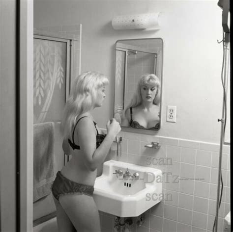 1950s ron vogel negative sexy blonde pinup girl micki moteef cheesecake v100127 ebay
