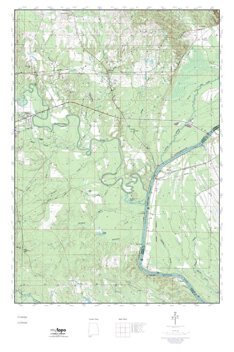 Mytopo Coatopa Alabama Usgs Quad Topo Map