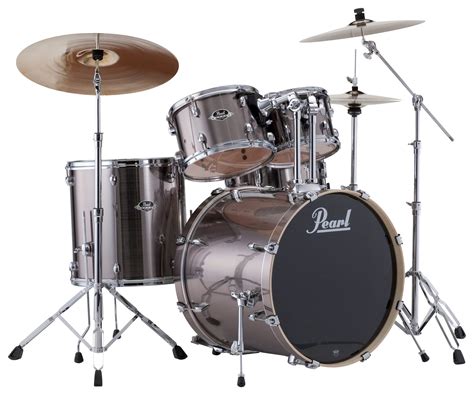 Best Buy Pearl Drums Export Series 5 Piece Drum Set Smokey Chrome
