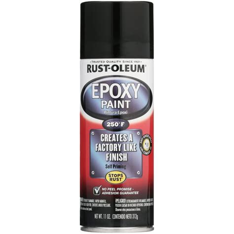 Rust Oleum Black Epoxy Spray Paint 11 Oz Can