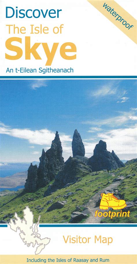 Wegenkaart Landkaart The Isle Of Skye Footprint Maps 9781871149906