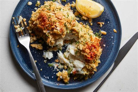 Baked Cod With Buttery Cracker Topping Recipe