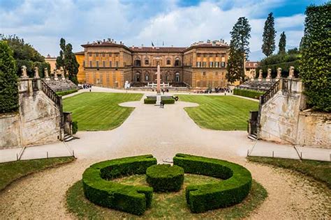 Palazzo Pitti Palace In Florence And Galleria Palatina