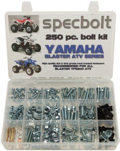250pc Specbolt Yamaha Blaster Bolt Kit For Maintenance And Restoration