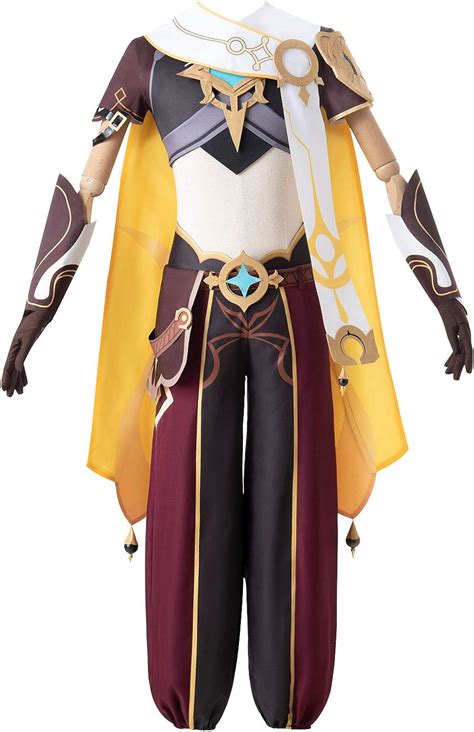 Cosplay Costume Genshin Impact Traveler Aether Cosplay