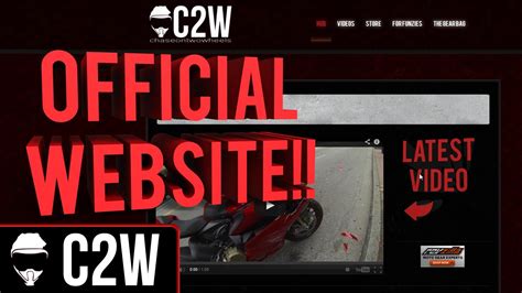 C2W OFFICIAL WEBSITE LAUNCH!! | Website launch, Website, Official