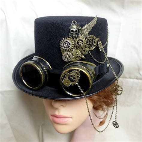 Adults Steampunk Victorian Gothic Hats Cosplay Halloween Fancy Dress