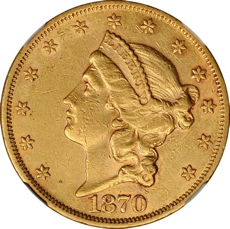1870 liberty head $20 gold coin: Value of 1870 $20 Liberty Double Eagle | Sell Rare Coins