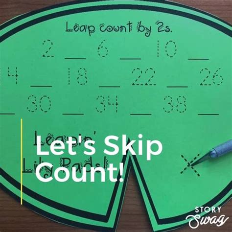 Skip Counting Leapin Lily Pads Frog Craft Perfect For Leap Day Too