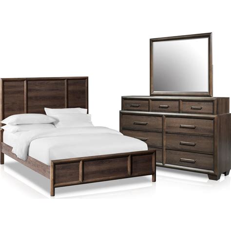 Dakota 5 Piece Bedroom Set With Dresser And Mirror American Signature