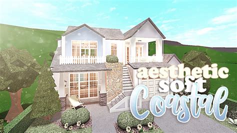 Aesthetic Soft Coastal House Bloxburg Youtube