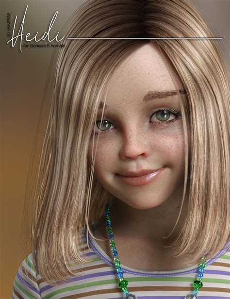 Heidi Character For Genesis Female S D Models And D Software By Sexiz Pix