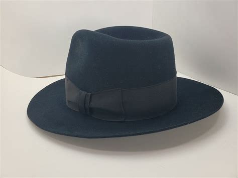 Stetson Ark Fur Felt Hat Fedora Black Made In Usa Ebay