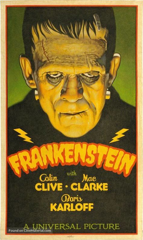 High Resolution Movie Poster Image For Frankenstein 1931 Classic
