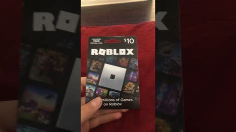 Free Roblox T Card Youtube