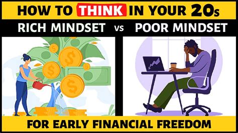 How To Think In Your 20s Rich Mindset Vs Poor Mindset Youtube