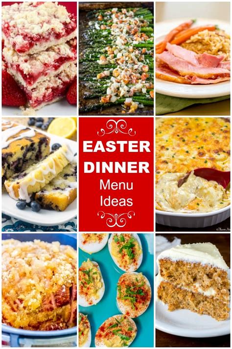You'll find here the best 12 traditional easter recipes and ideas for sides and meat menus to try this year! Easter Dinner Menu Ideas - Flavor Mosaic