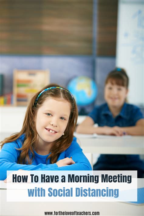 How To Have A Morning Meeting With Social Distancing ~ For The Love Of Teachers In 2020