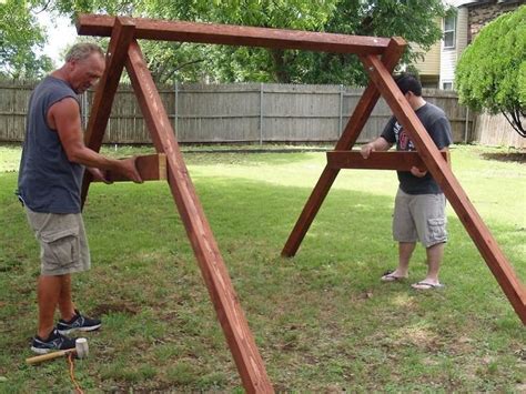 Awasome Diy A Frame Swing Set Plans 2022 Dopitch