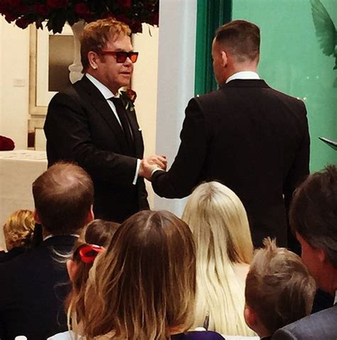 Elton John Wedding Sir Elton Marries David Furnish And Shares The Special Moment On Instagram