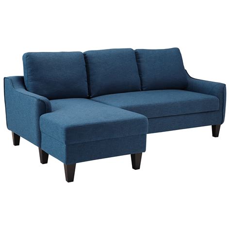 signature design by ashley jarreau 1150371 sofa chaise sleeper with pullout cushion furniture