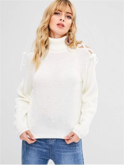We did not find results for: Lace Up Turtleneck Chunky Sweater - WARM WHITE L | Chunky ...