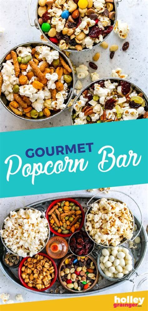Gourmet Popcorn Bar Popcorn Bar Toppings Savory Popcorn Popcorn