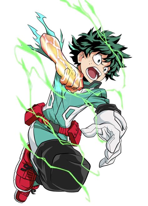 Deku Izuku Midoriya Ilustracion Vectorial By Alfa Artdeviantart