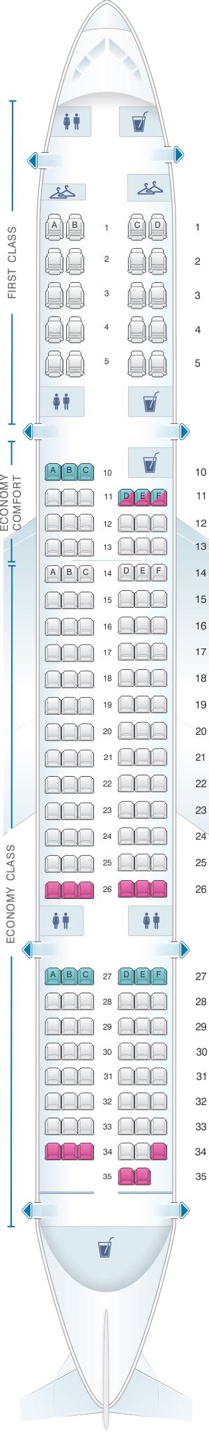 Seatguru Seat Map Delta Boeing 757 200 75775u Seating Charts Images