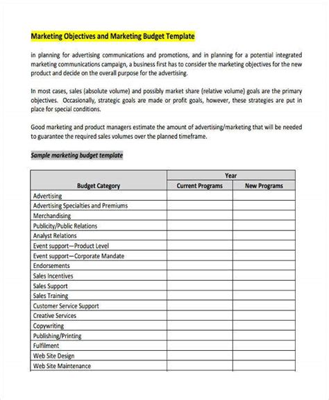 15 Corporate Budget Templates Word Pdf Excel Free