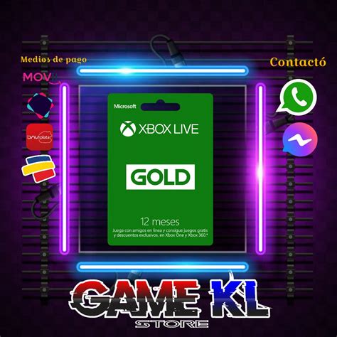 Xbox Live Gold 12 Meses Mercado Libre