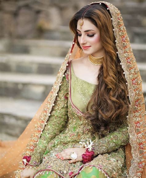 Mehndi Bride Bridal Dresses Pakistan Pakistani Bridal Dresses