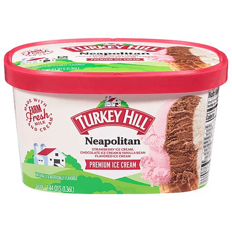Turkey Hill Ice Cream Neapolitan Premium 1 44 Qt Frozen Foods