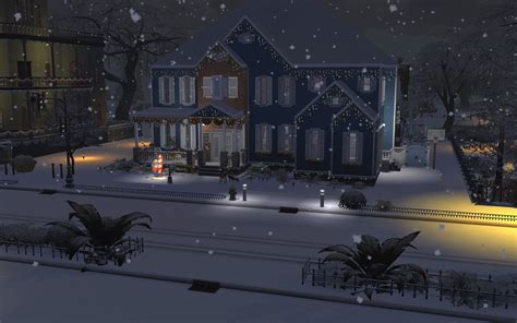 Sims 4 First Snowfall Rthesims