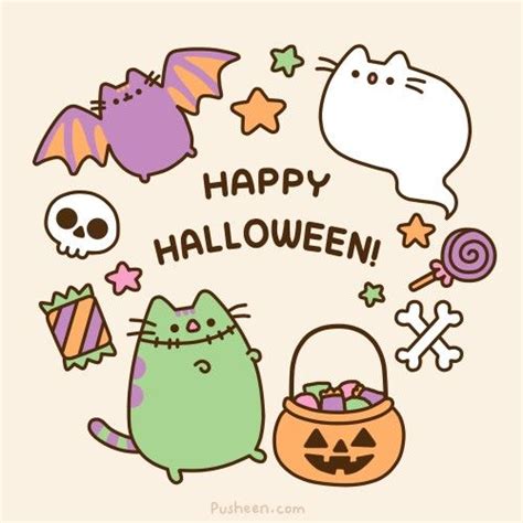 Halloween Express Pusheen Cat Pusheen Kawaii Halloween