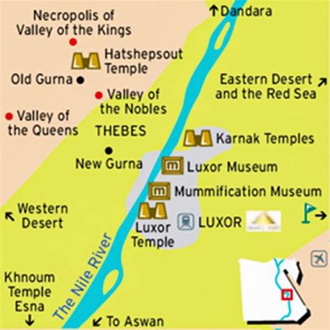 Map Of Luxor Egypt Cities And Towns Map