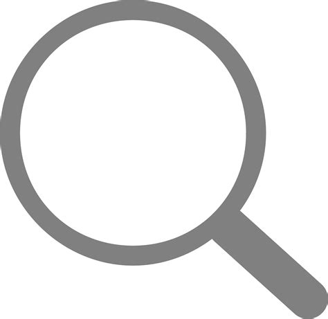 Simple Grey Search Icon Transparent Background Search Icon Png Png Gambaran