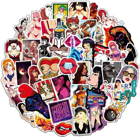Strip Tease Sticker Packs Sexy Lady Stickers Adult Style Etsy