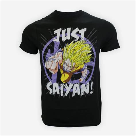 5.0 out of 5 stars 6. Shop Dragon Ball Z Just Saiyan! Black T-shirt | Funimation