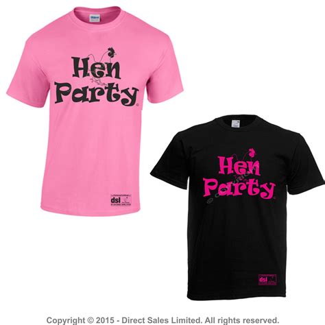 Hen Party T Shirt Ladies