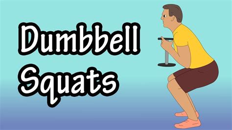 Beginner Dumbbell Squats Dumbbell Squats For Women Dumbbell Squats
