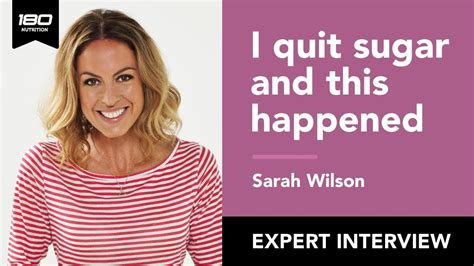 Sarah Wilson Why I Quit Sugar Interview Youtube