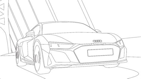 Kolorowanka Audi RS7 do druku