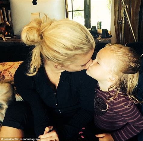Jessica Simpson Trades Snickers Egg For Kiss From Daughter Maxwell