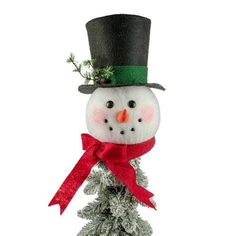 The Holiday Aisle Snowman Head Tree Topper And Reviews Wayfair