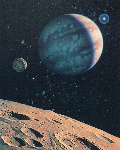 Tomorrow And Beyond Planets Art Space Art 70s Sci Fi Art