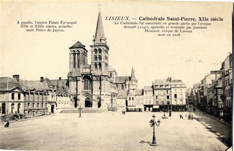 Lisieux Cathédrale Saint Pierre Xiie Siècle Carte Postale Ancienne