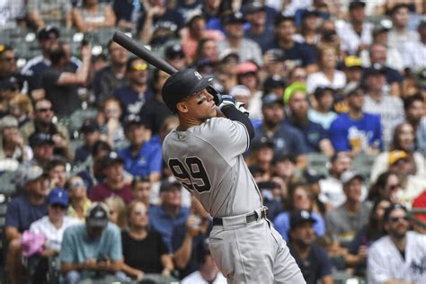 Yankees Aaron Judge Home Run Predictor When Will He Reach Roger Maris